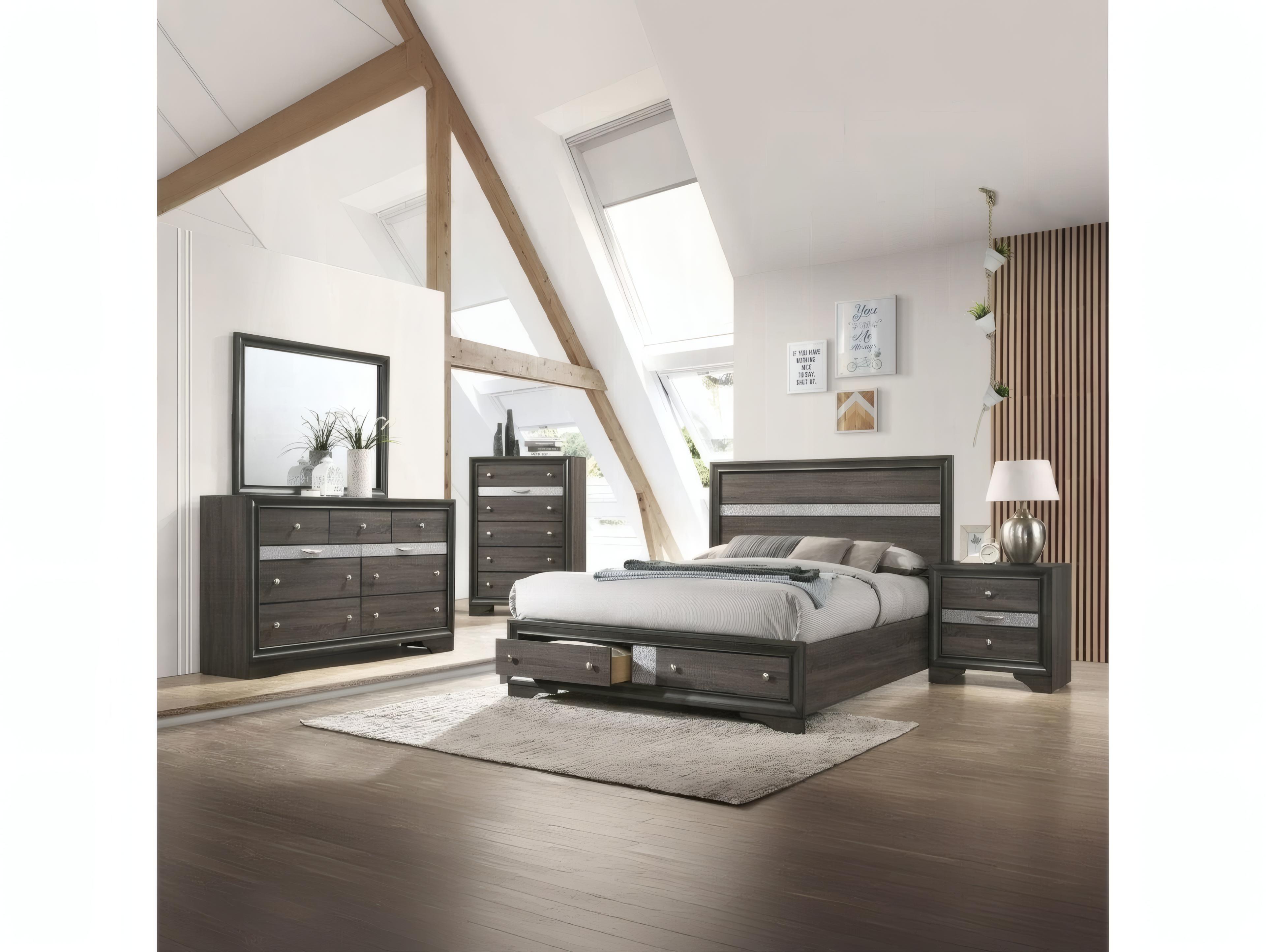 Acme Furniture Naima Rubberwood Double Dresser