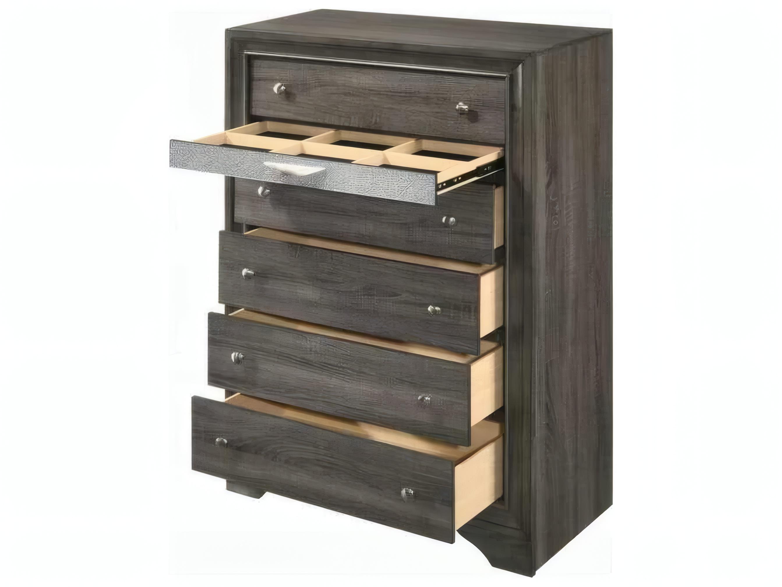 Acme Furniture Naima Gray Rubberwood Accent Chest