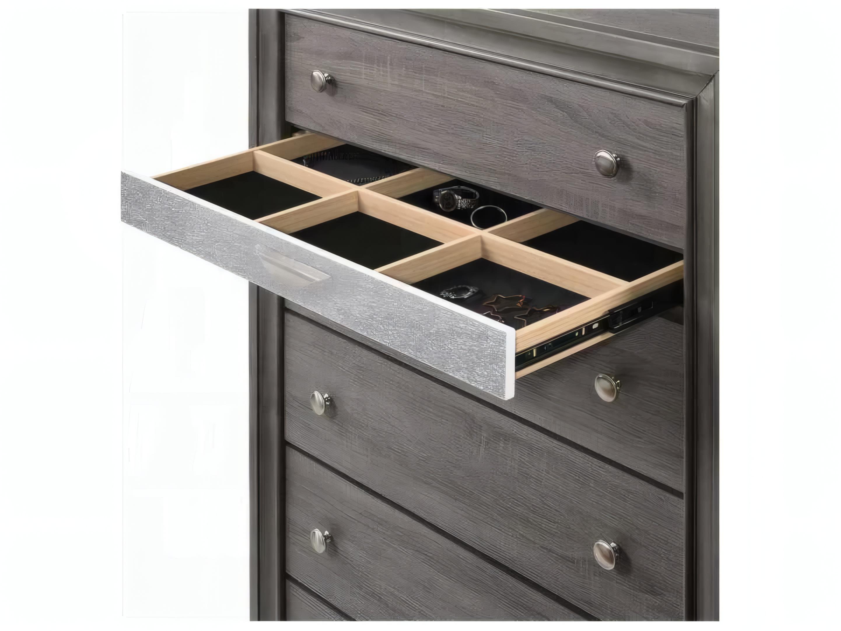 Acme Furniture Naima Gray Rubberwood Accent Chest