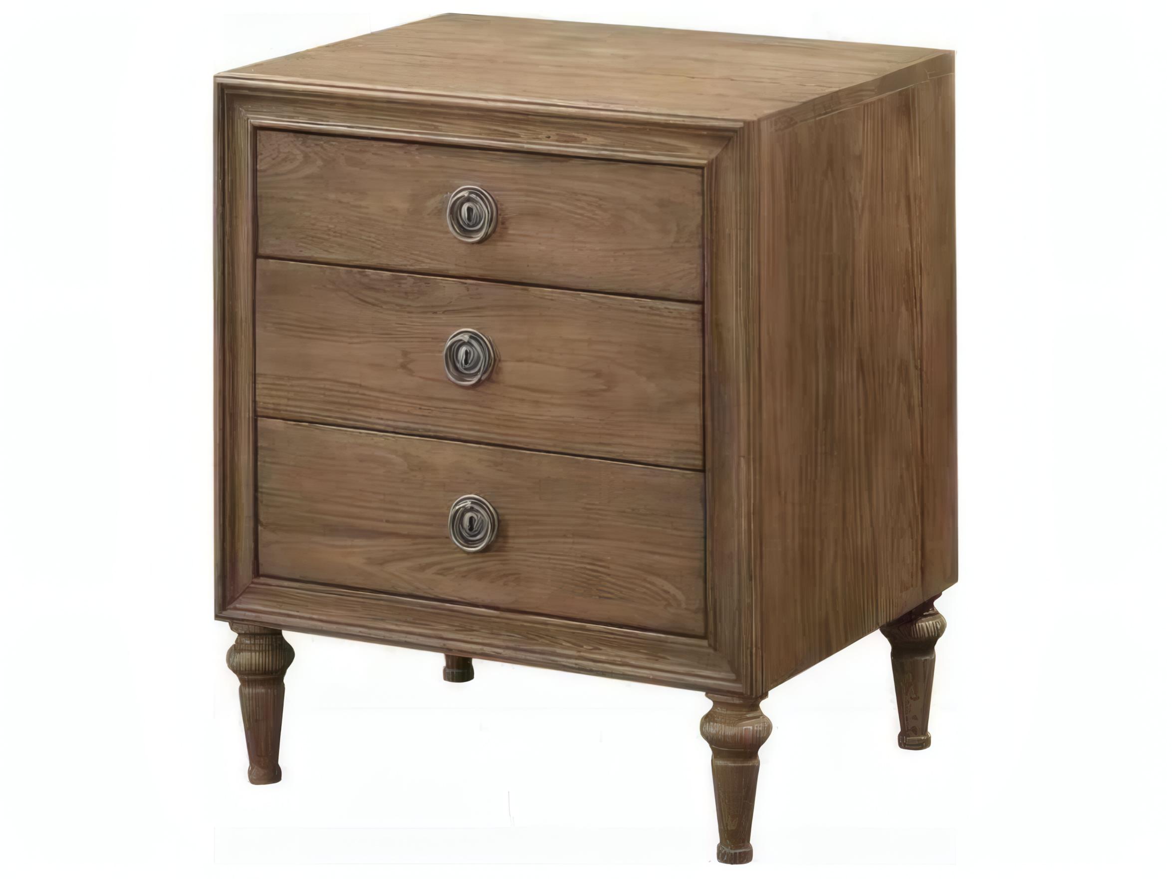 Acme Furniture 3-Drawers Natural Nightstand