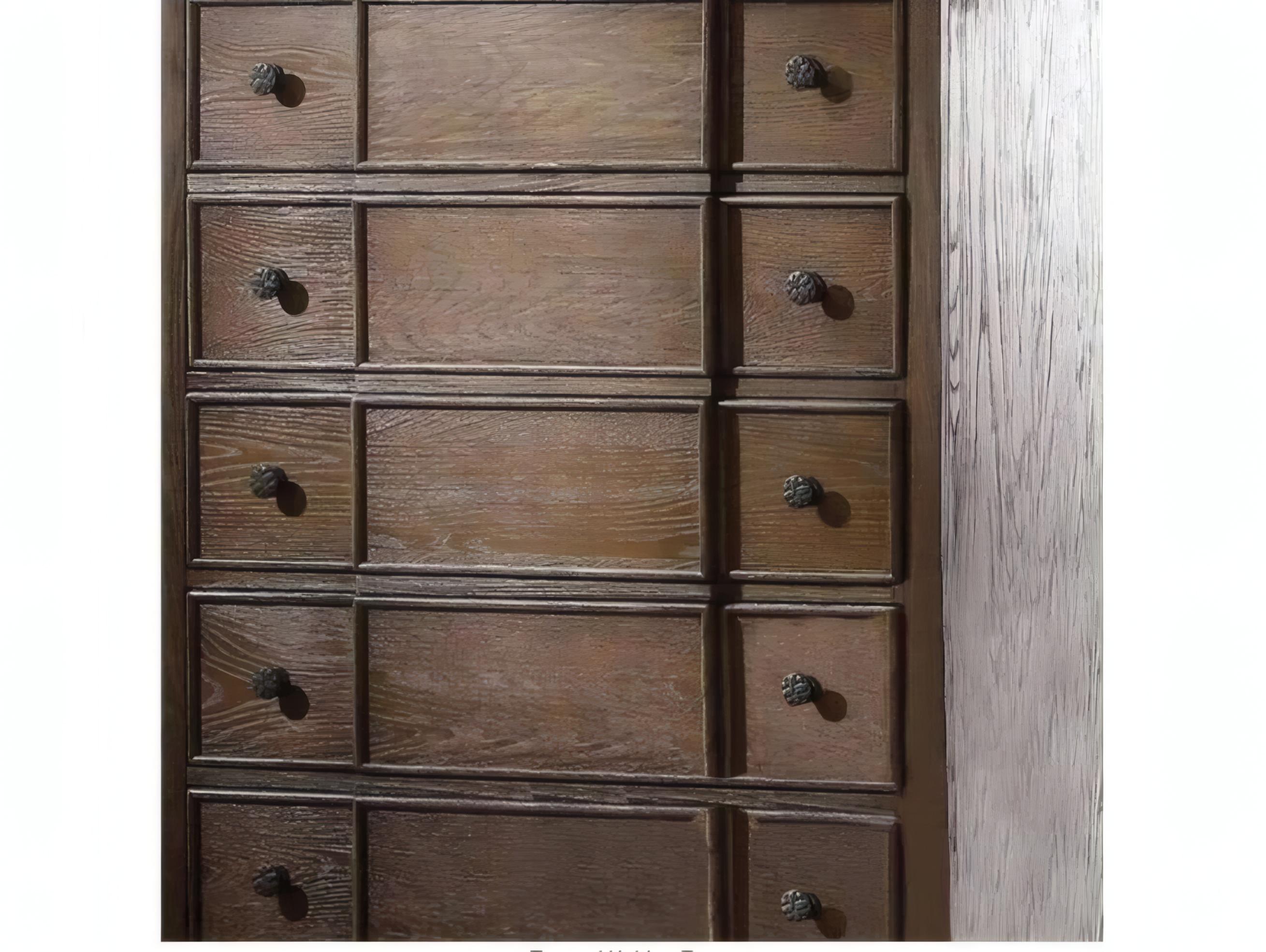 Acme Furniture Baudouin Weathered Oak Acacia Wood Accent Chest