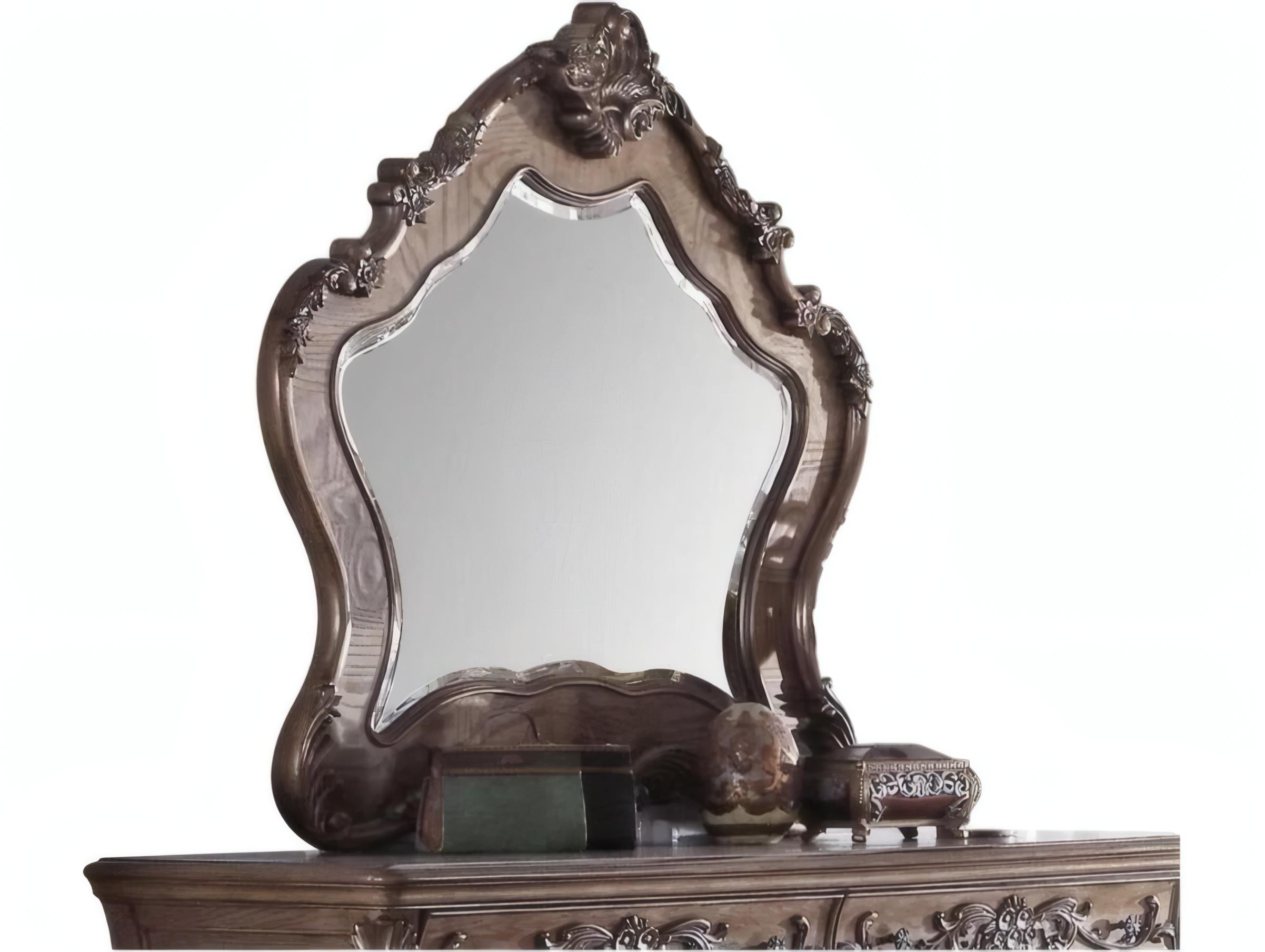Acme Furniture Ragenardus Vintage Oak Dresser Mirror