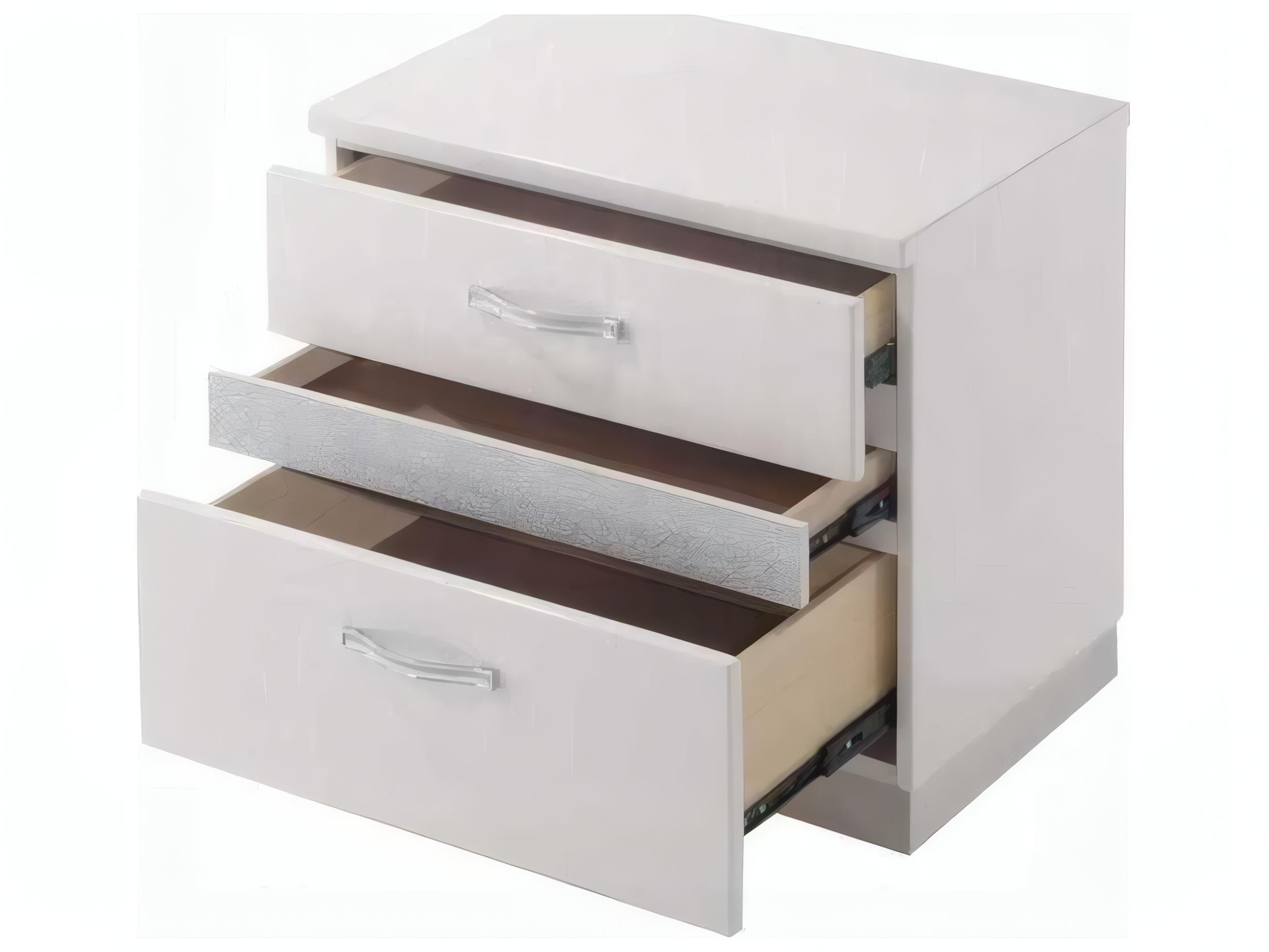 Acme Furniture Naima 2-Drawers Rubberwood Nightstand