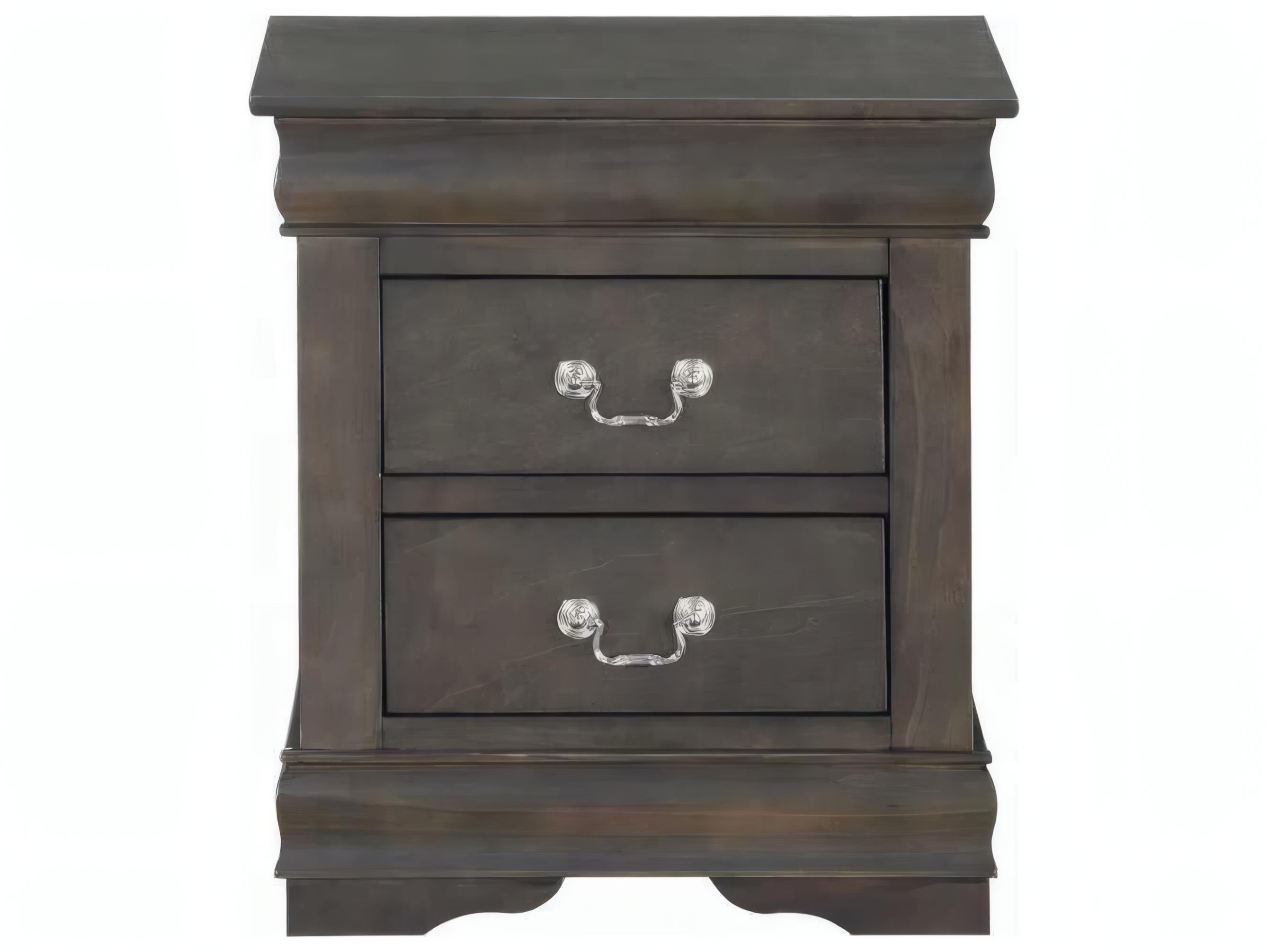 Acme Furniture Louis Philippe 2-Drawers Solid Wood Nightstand