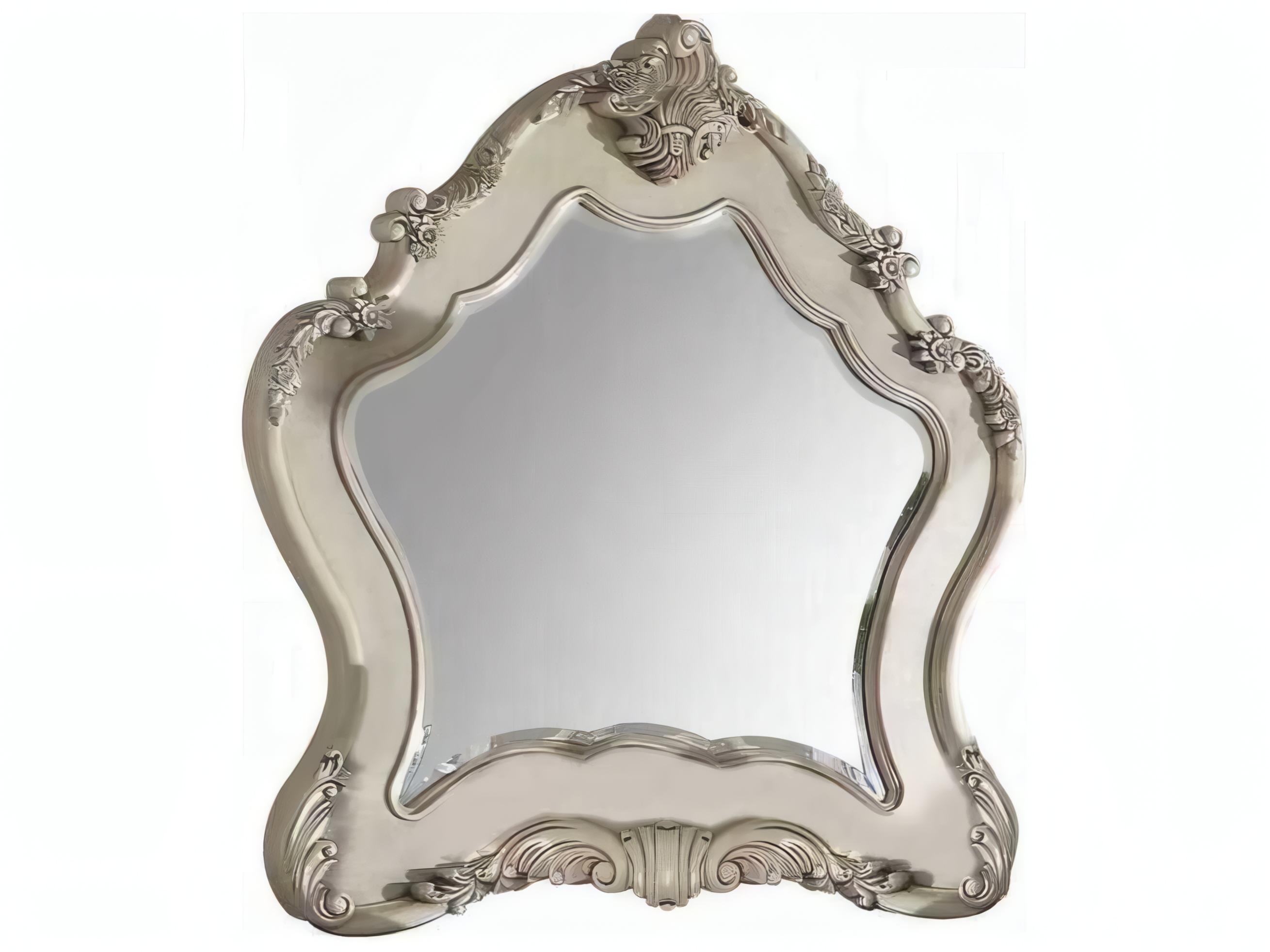 Acme Furniture Ragenardus Antique White Wall Mirror