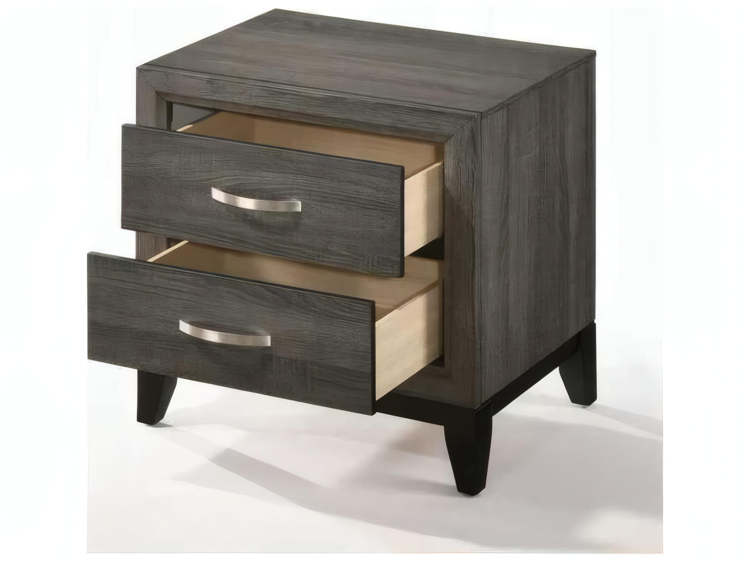 Acme Furniture Valdemar 2-Drawers Plywood Nightstand