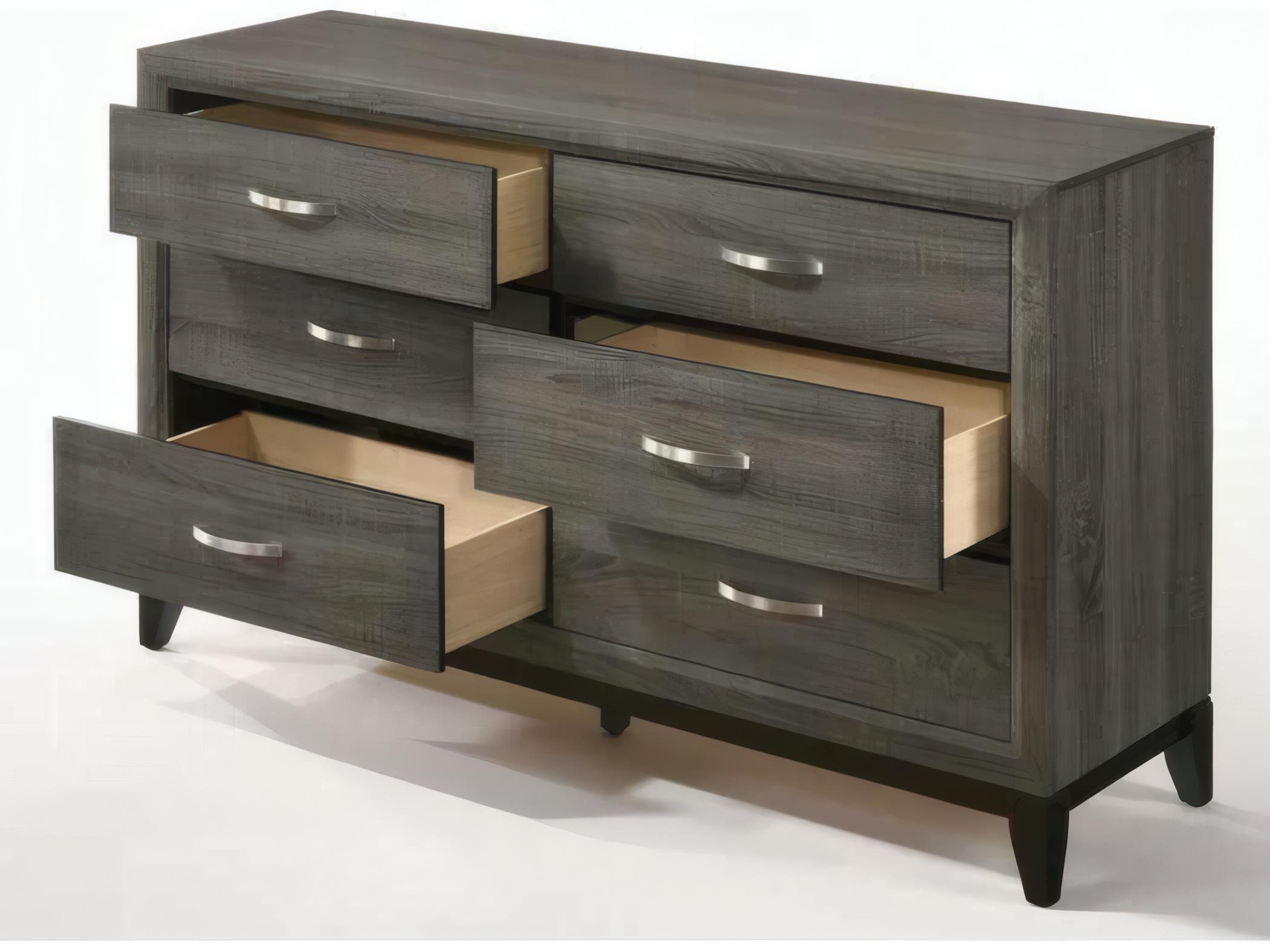 Acme Furniture Valdemar 6-Drawers Plywood Double Dresser