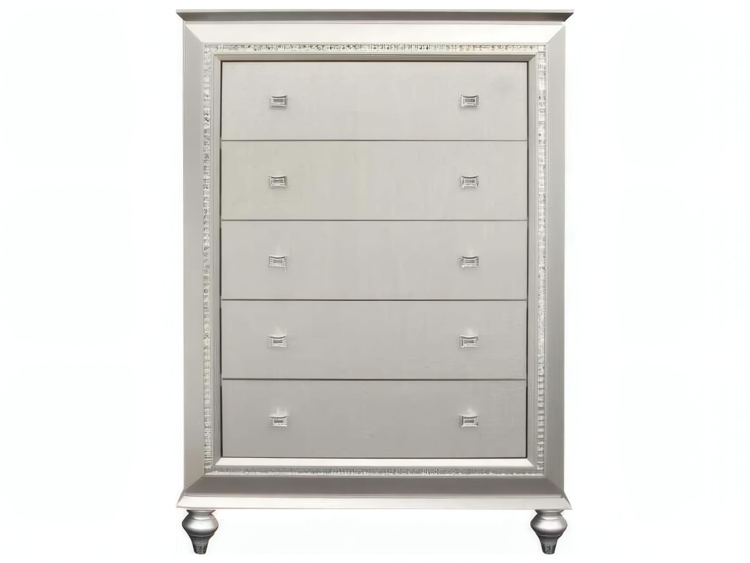 Acme Furniture Kaitlyn Champagne Rubberwood Accent Chest