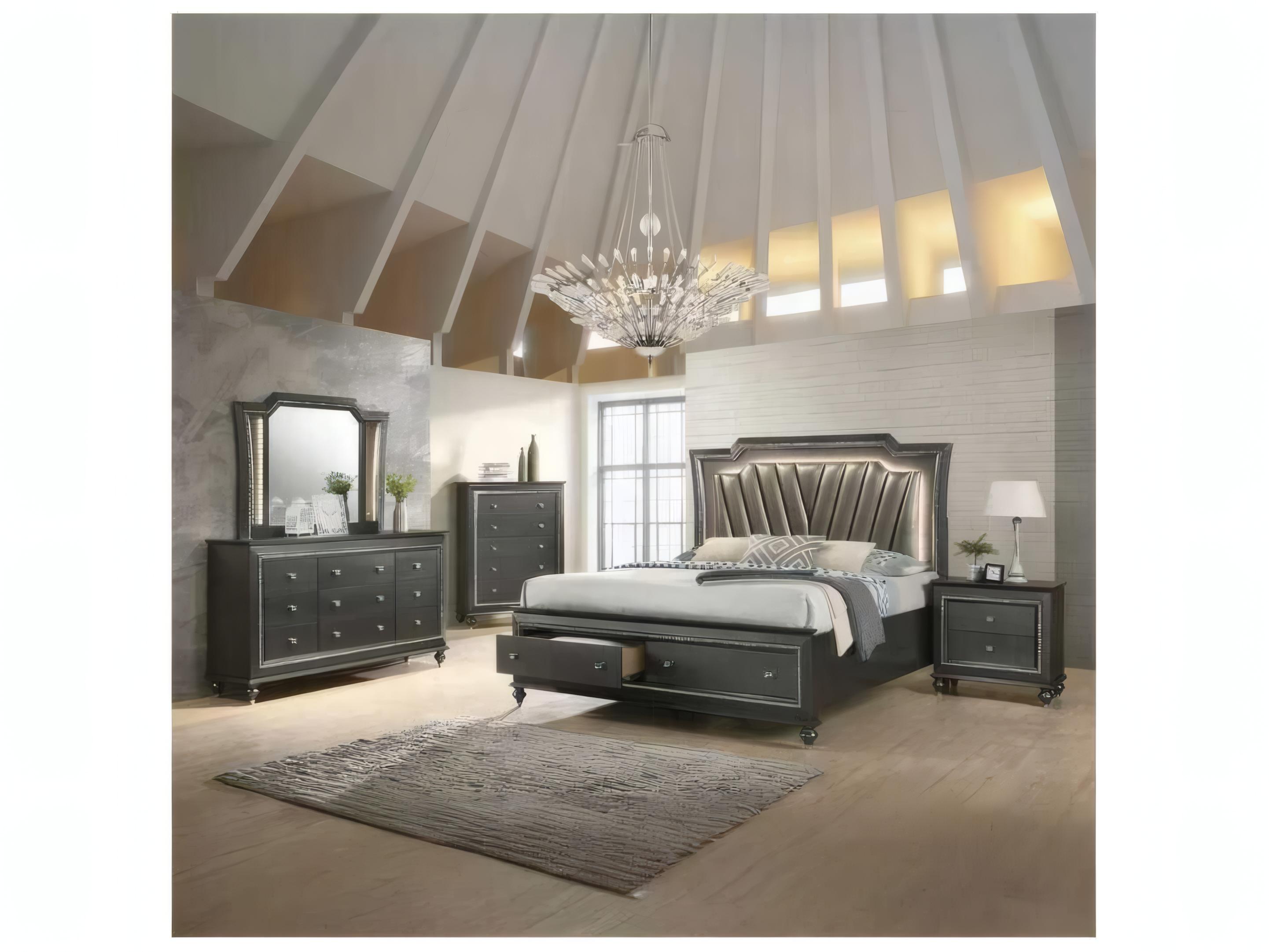 Acme Furniture Kaitlyn 2-Drawers Rubberwood Nightstand