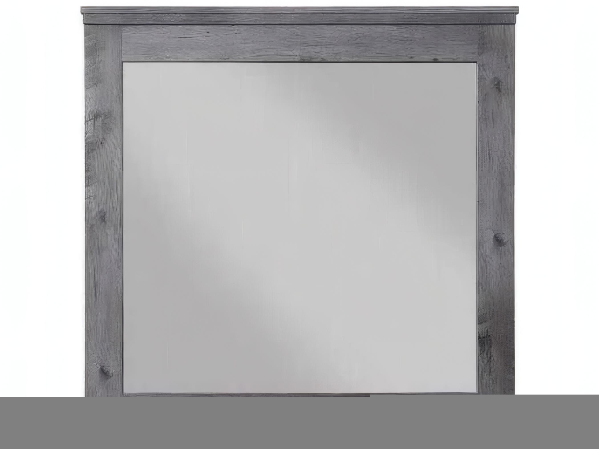 Acme Furniture Vidalia Rustic Gray Oak Square Dresser Mirror