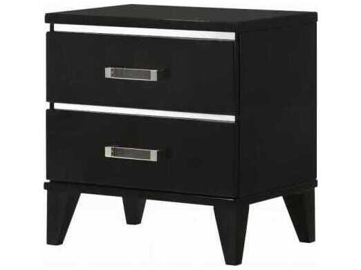 Acme Furniture 2-Drawers Rubberwood Nightstand