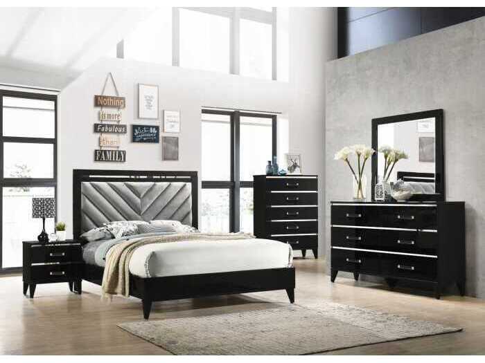 Acme Furniture 2-Drawers Rubberwood Nightstand