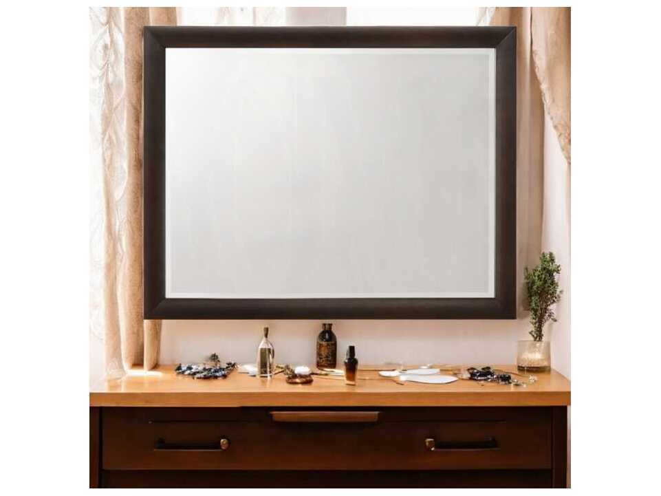 Acme Furniture Tablita Dark Merlot Rectangular Wall Mirror