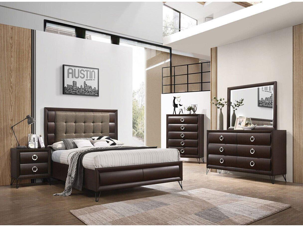 Acme Furniture Tablita Dark Merlot Rectangular Wall Mirror