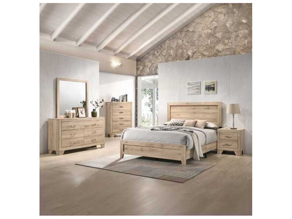 Acme Furniture Miquell Natural Square Wall Mirror