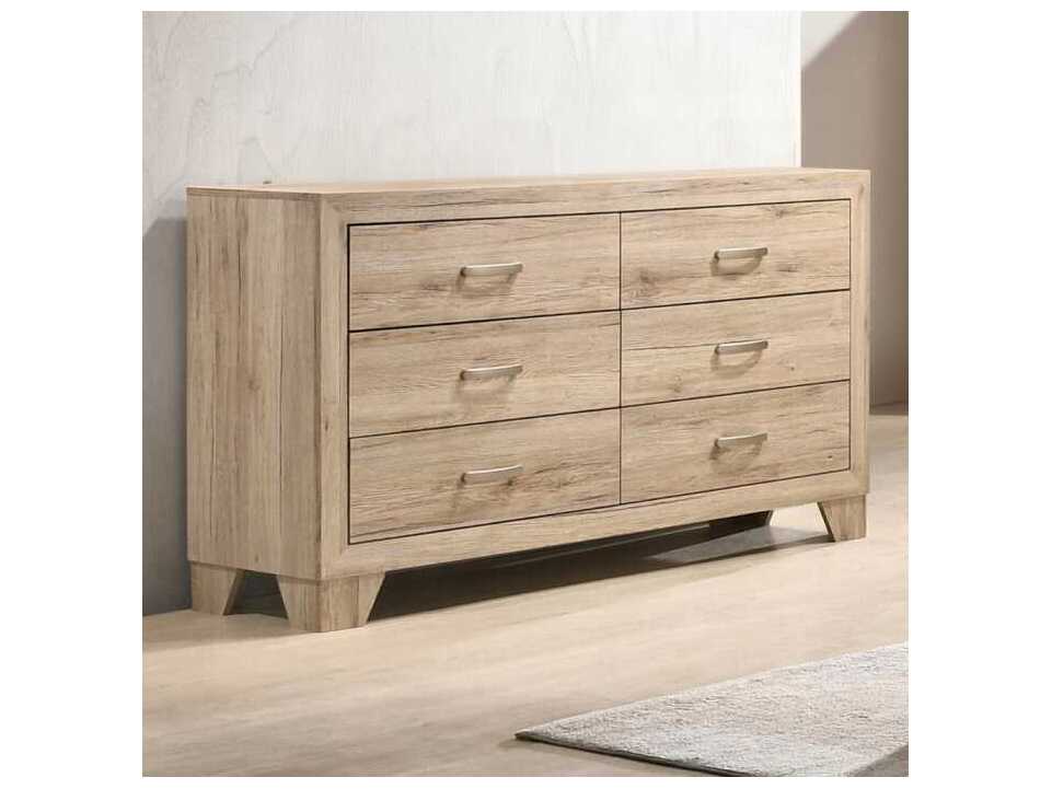 Acme Furniture Miquell 6-Drawers Plywood Double Dresser
