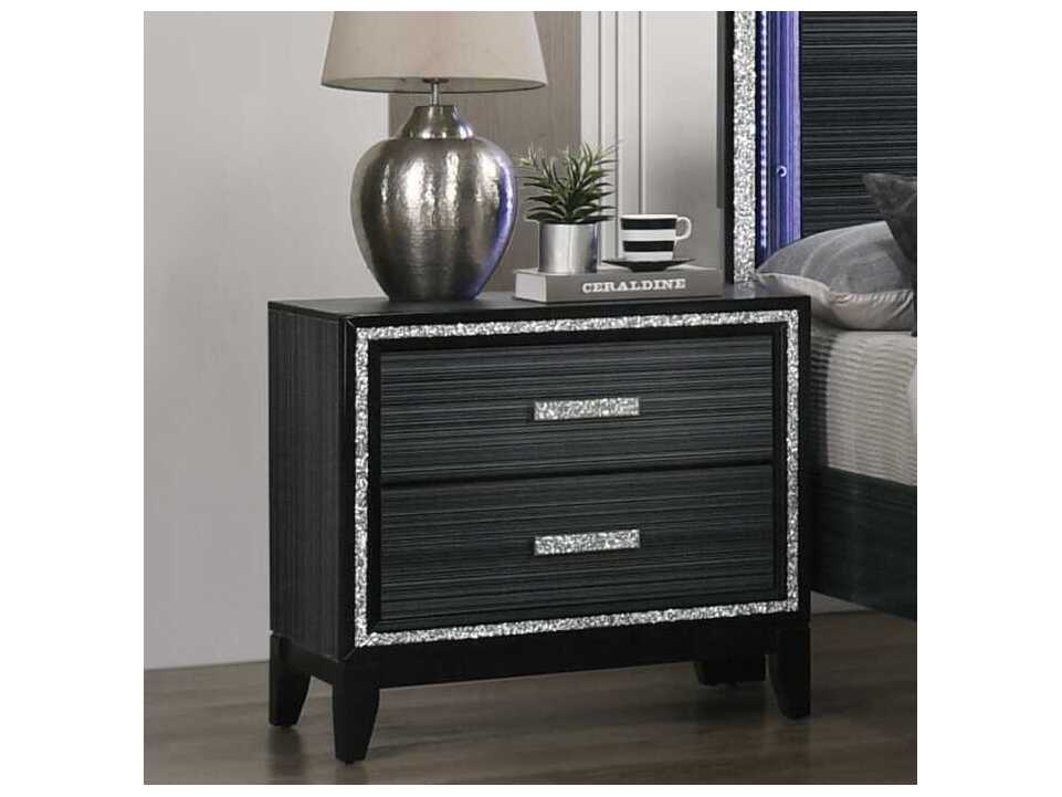 Acme Furniture Haiden 2-Drawers Plywood Nightstand