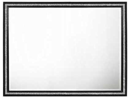 Acme Furniture Haiden Weathered Black Rectangular Wall Mirror