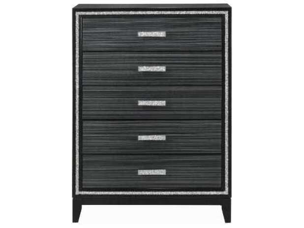 Acme Furniture Haiden Weathered Black Plywood Accent Chest