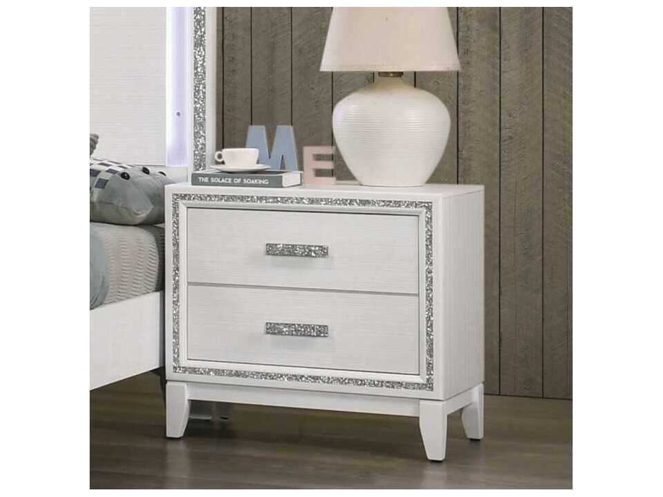Acme Furniture Haiden 2-Drawers Plywood Nightstand