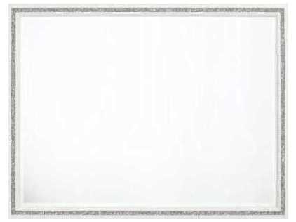 Acme Furniture Haiden White Rectangular Wall Mirror