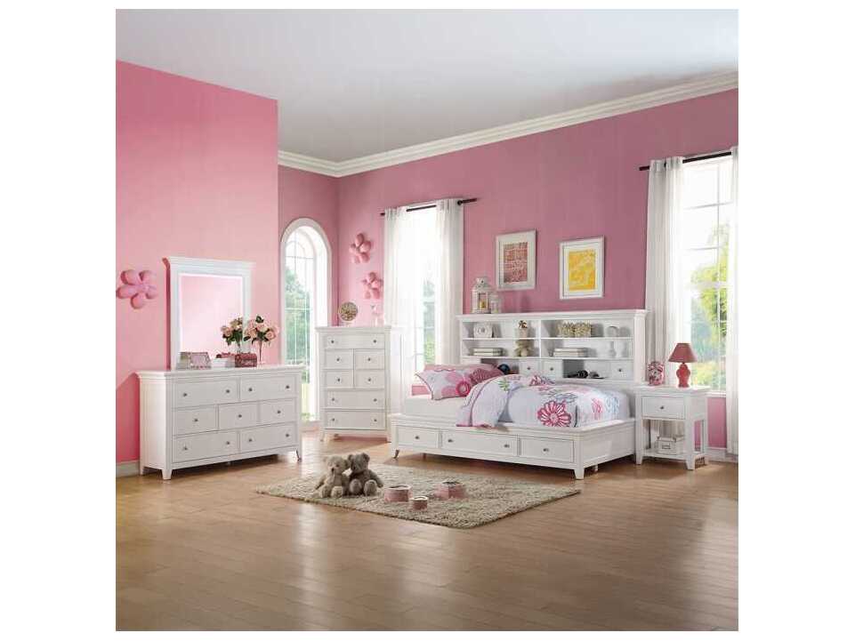 Acme Furniture Lacey White Pine Wood Daybed Bed