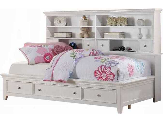 Acme Furniture Lacey White Pine Wood Daybed Bed