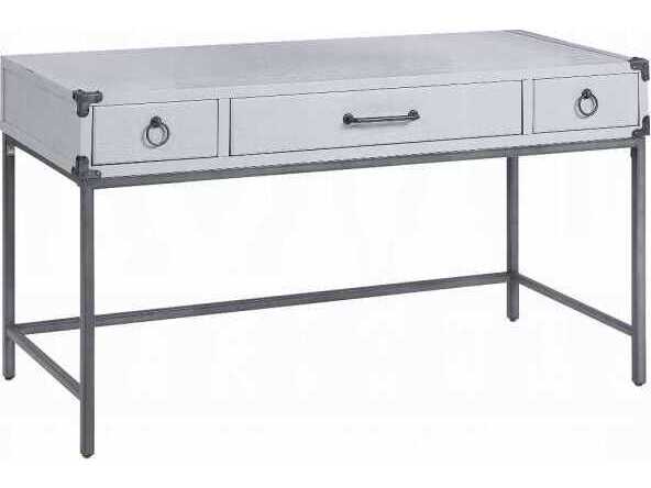 Acme Furniture Orchest Gray Pine Wood Writing Desk