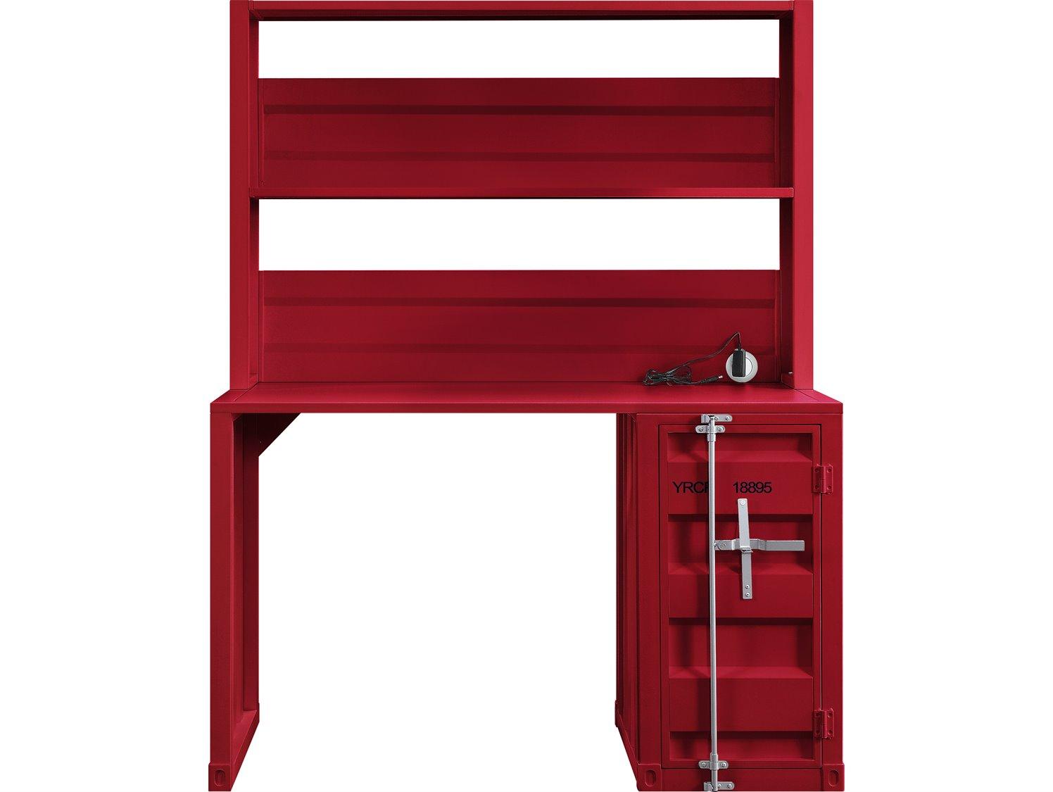 Acme Furniture Cargo Red Writing Desk