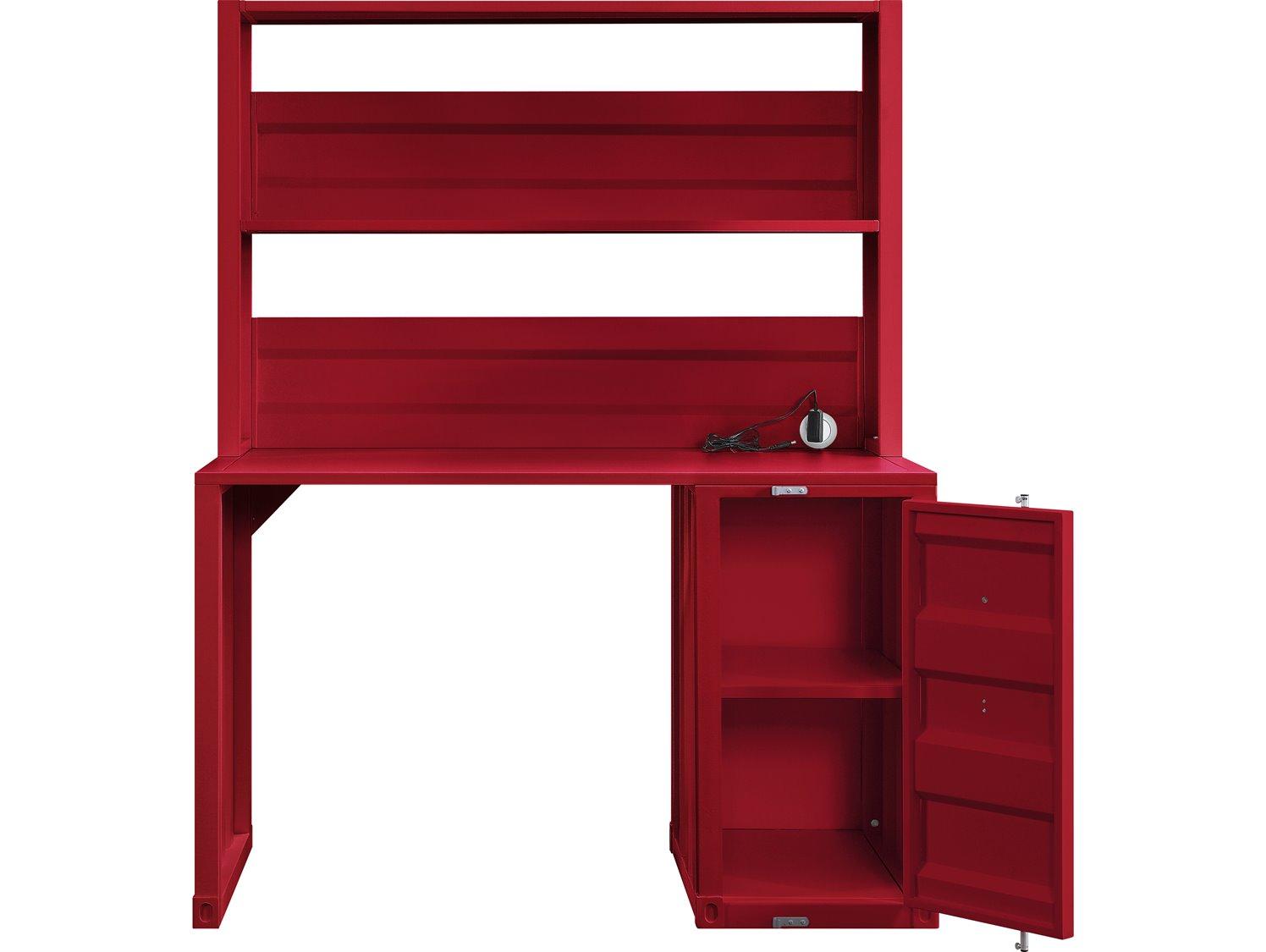 Acme Furniture Cargo Red Writing Desk