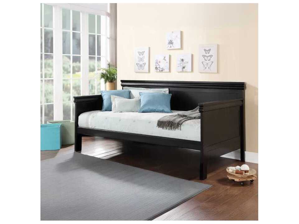 Acme Furniture Bailee Black Pine Wood Twin Daybed Bed