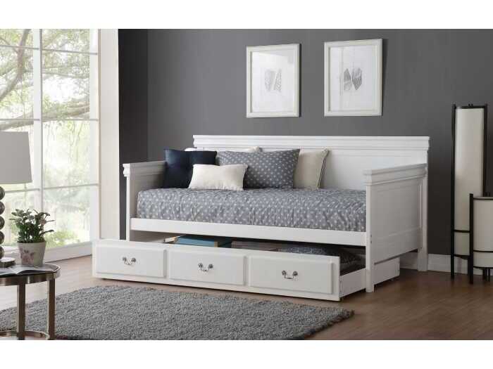 Acme Furniture Bailee White Pine Wood Twin Daybed Bed