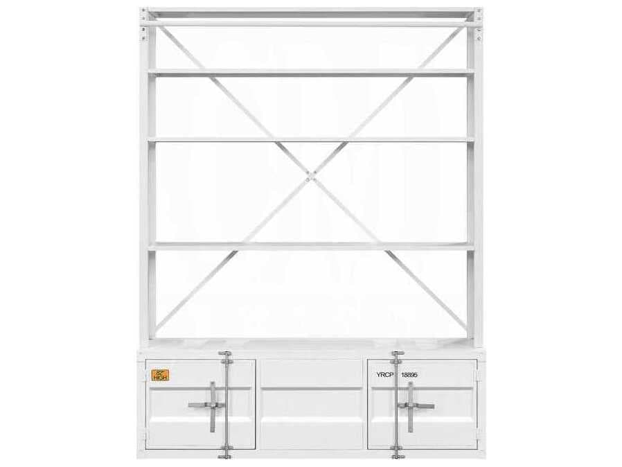Acme Furniture Cargo White Bookcase