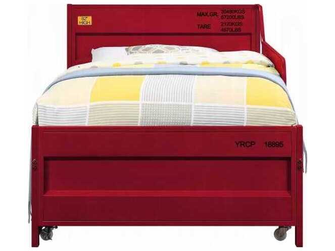 Acme Furniture Cargo Red Twin Daybed Bed