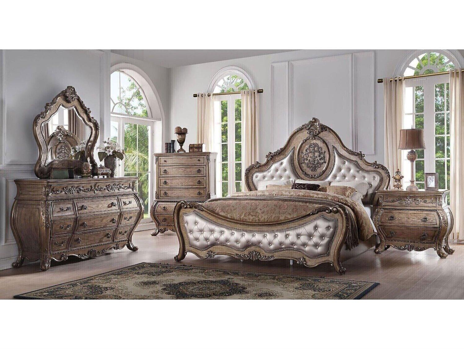 Acme Furniture Ranita Fabric Champagne Upholstered Loveseat