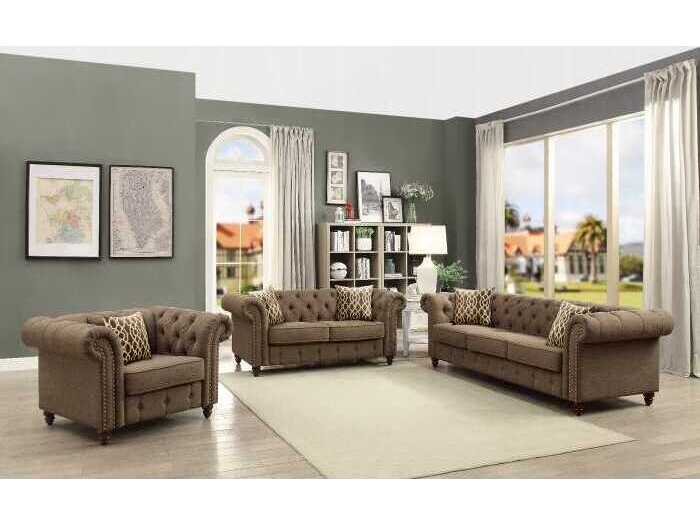Acme Furniture Aurelia Brown Accent Chair