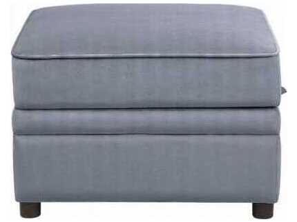 Acme Furniture Gray Velvet Upholstered Ottoman