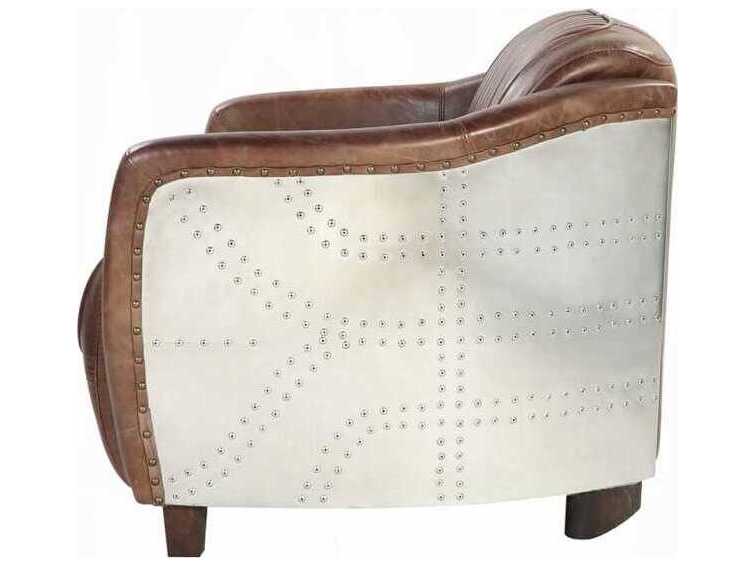 Acme Furniture Brancaster Retro Brown Leather Loveseat