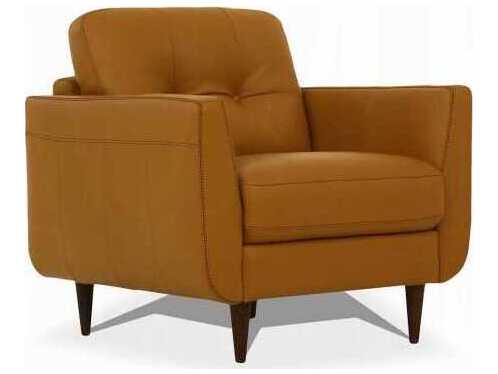 Acme Furniture Radwan Brown Leather Accent Chair