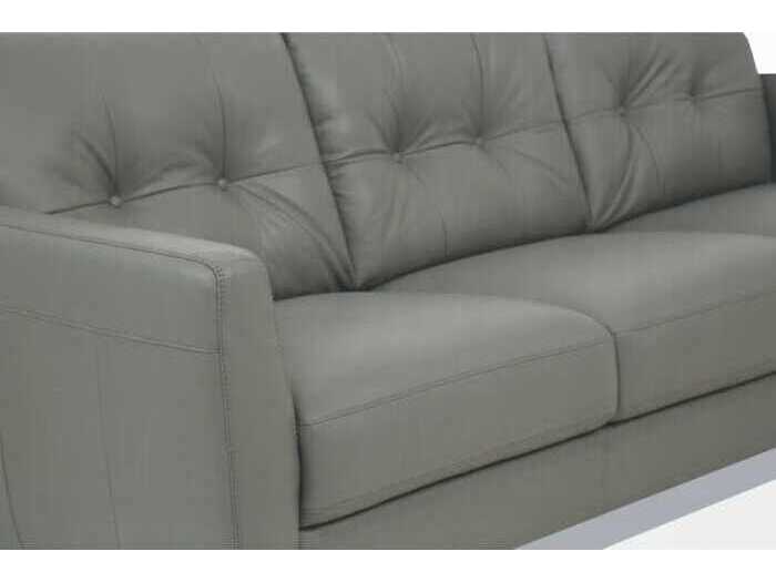 Acme Furniture Radwan Pesto Green Leather Sofa