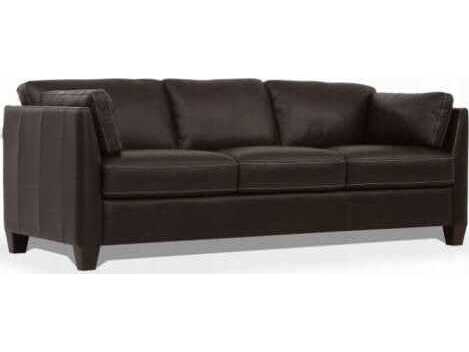 Acme Furniture Matias Chocolate Brown Leather Sofa