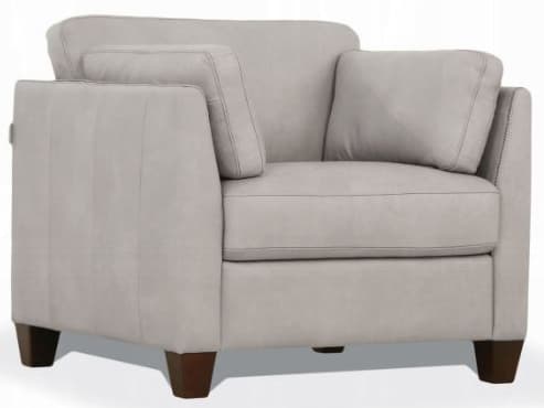 Acme Furniture Matias White Leather Accent Chair