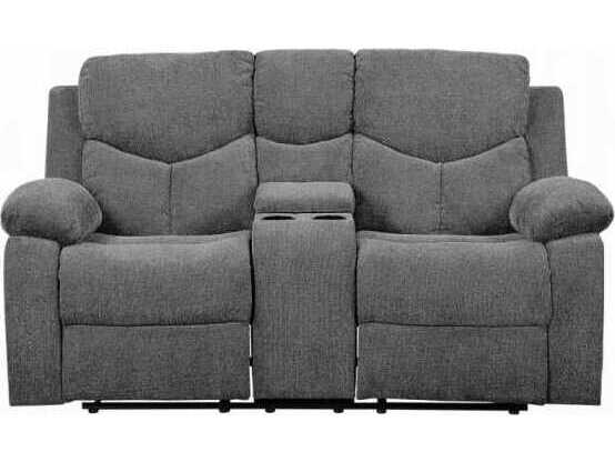 Acme Furniture Kalen Gray Chenille Upholstered Loveseat