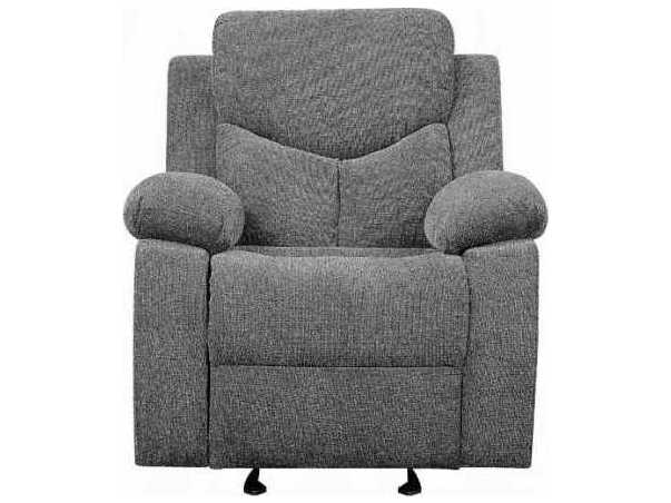 Acme Furniture Kalen Gray Chenille Upholstered Recliner