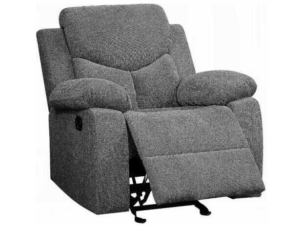 Acme Furniture Kalen Gray Chenille Upholstered Recliner