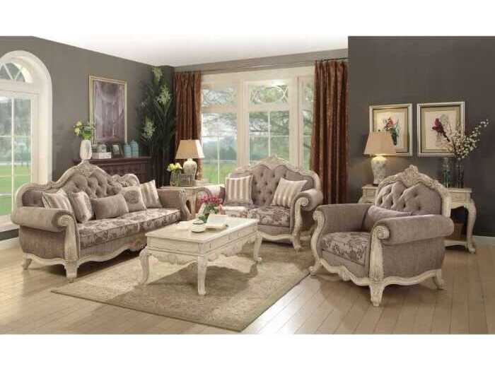 Acme Furniture Ragenardus Gray Accent Chair