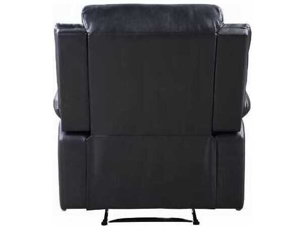 Acme Furniture Eilbra Black Synthetic Leather Faux Recliner