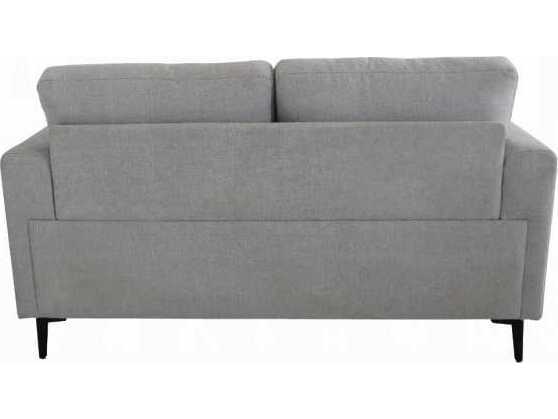 Acme Furniture Kyrene Light Gray Linen Upholstered Loveseat