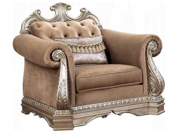Acme Furniture Northville Beige Velvet Accent Chair