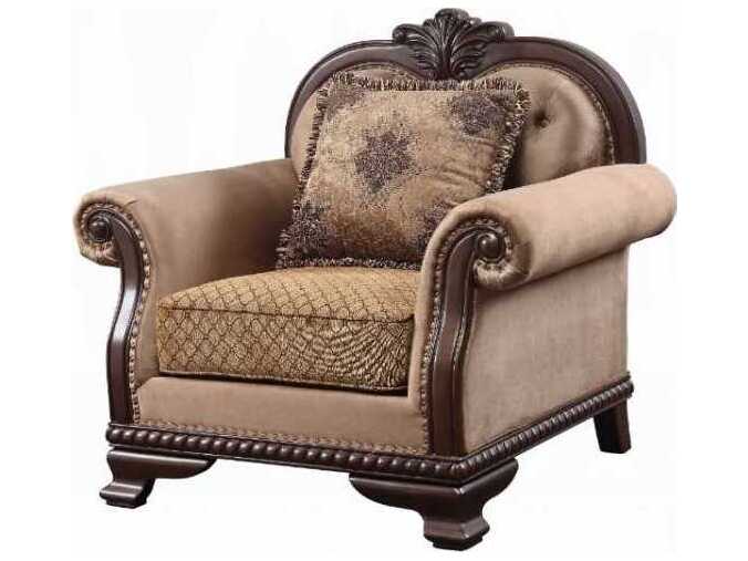 Acme Furniture Chateau De Ville Tan Accent Chair